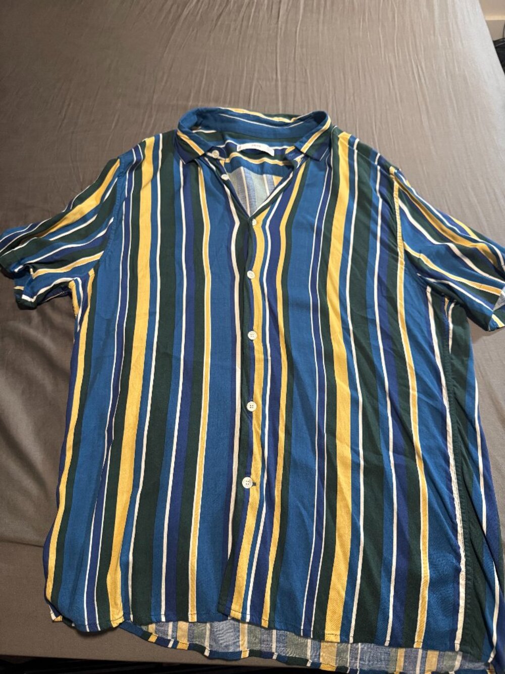 Mango Short sleeve striped shirt REF. 57015805